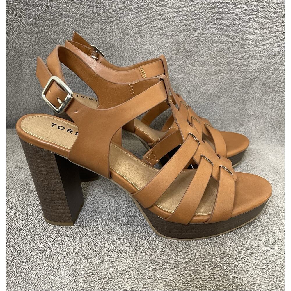 Torrid Womens Fisherman Black, Strappy Heeled Sandal Size 10M New With Tags